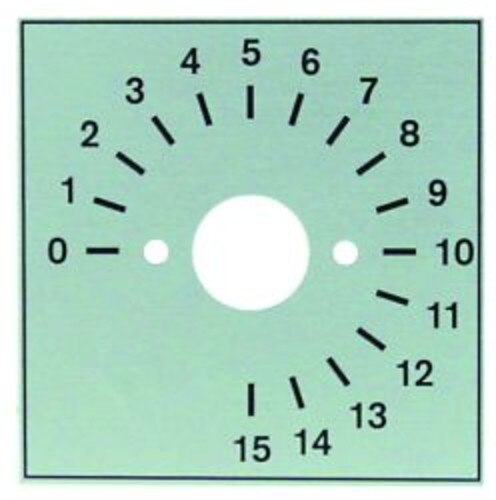 Q306342 Facia for timer 15min.